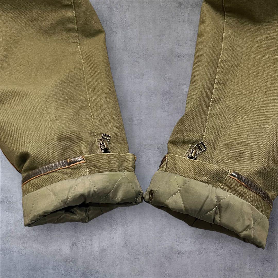 アヴィレックス B-3 フライトジャケット 大戦 カーキ レザー キルティング