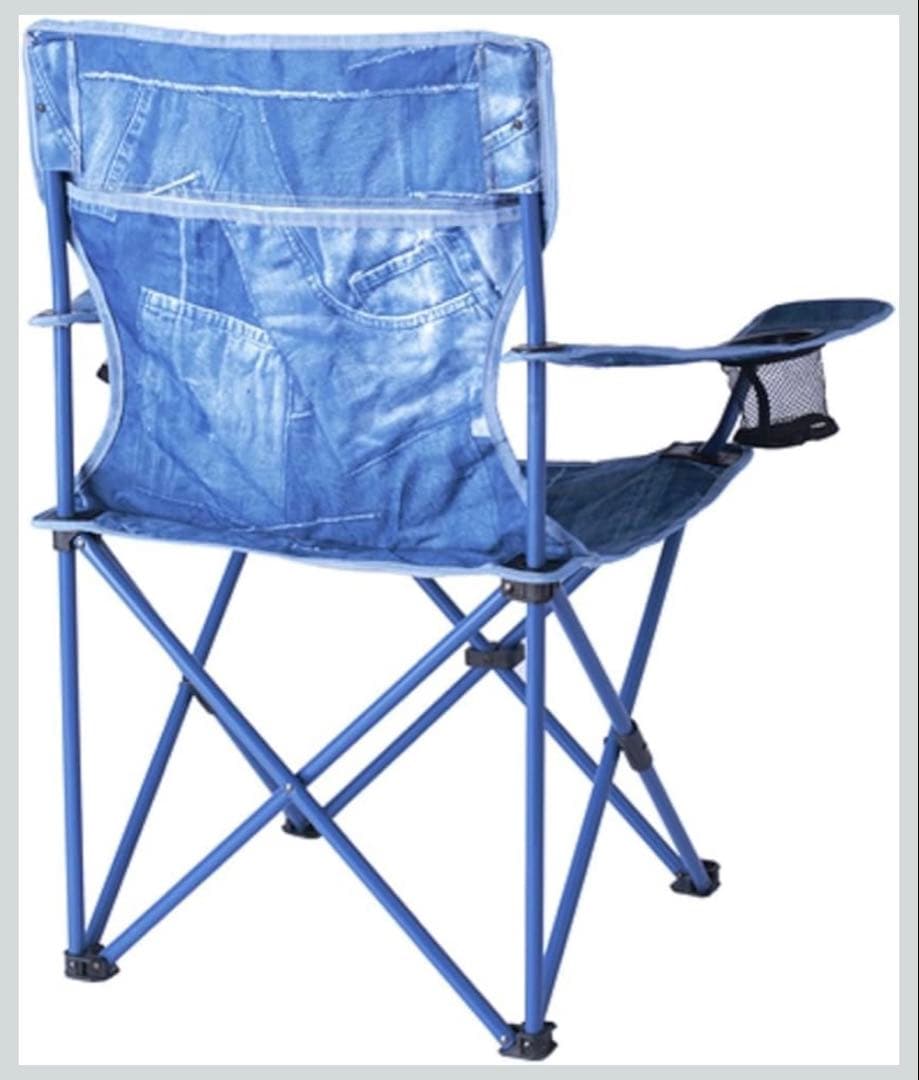 値下げ2！Coleman ×Monroコラボ！ コンパクトチェア デニム柄廃盤！