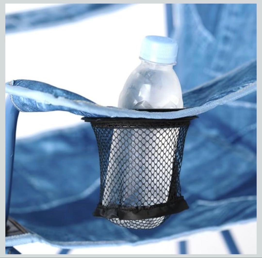 値下げ2！Coleman ×Monroコラボ！ コンパクトチェア デニム柄廃盤！