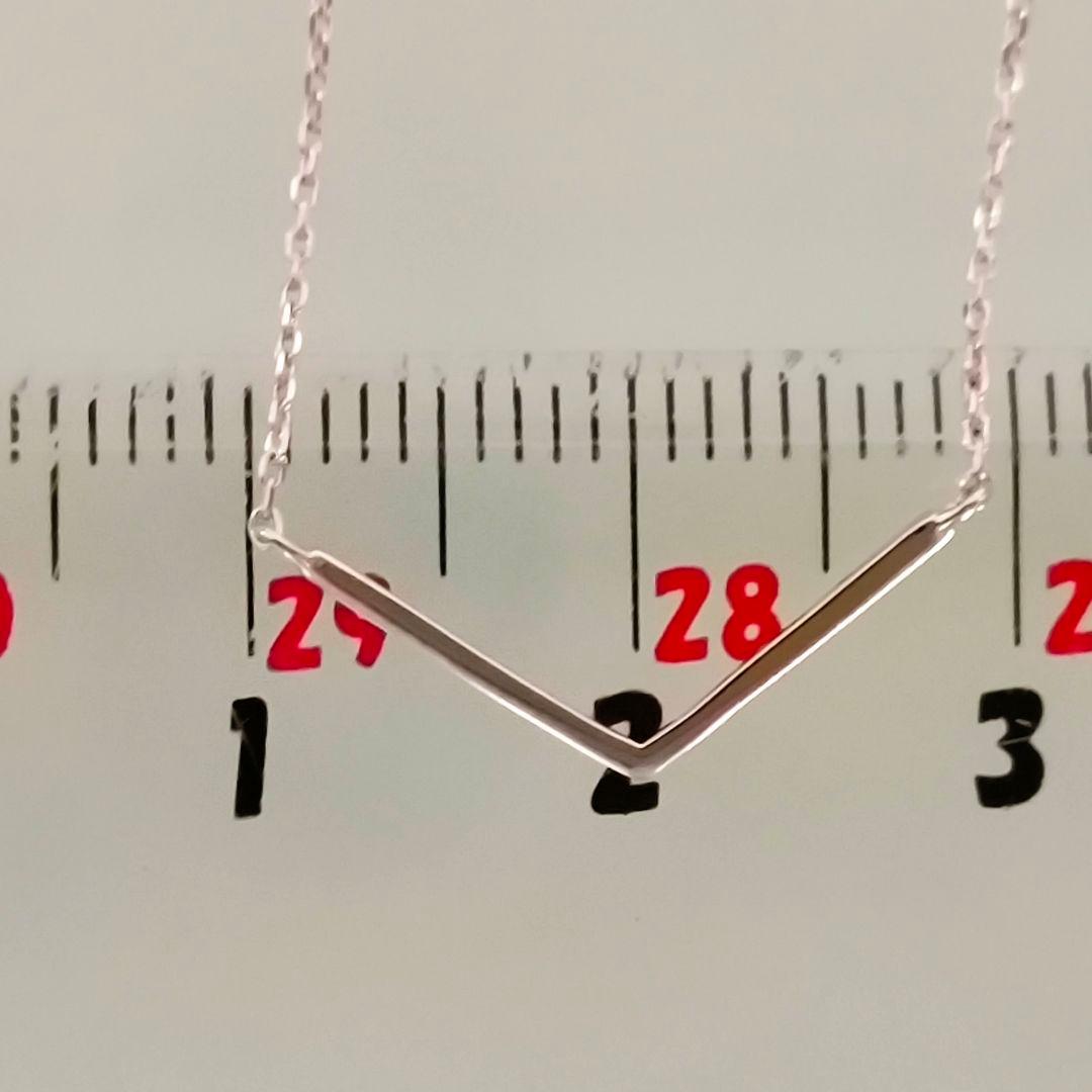 jouete　K10 WG　V　ライン　モダン　ベーシックシンプル　ネックレス