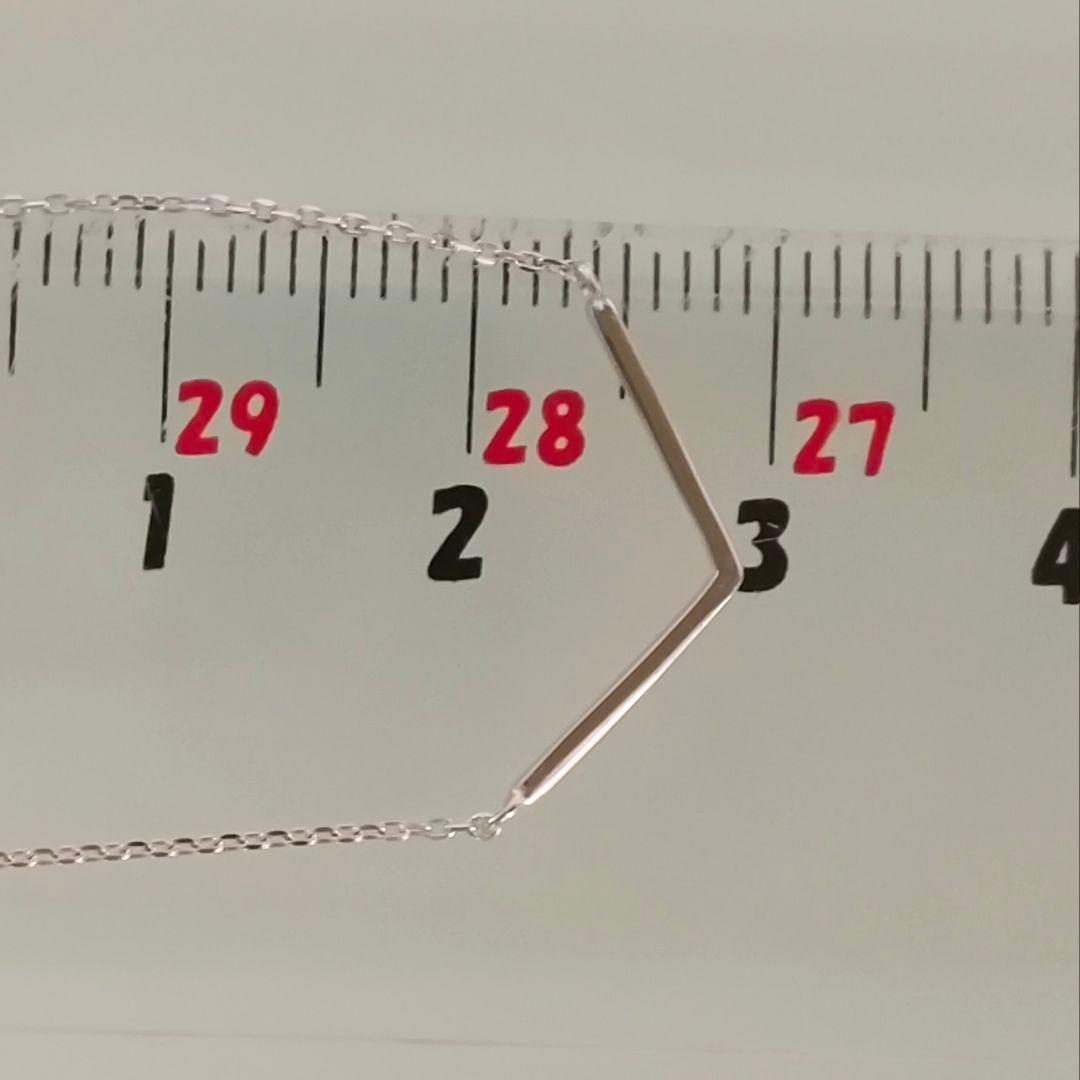 jouete　K10 WG　V　ライン　モダン　ベーシックシンプル　ネックレス