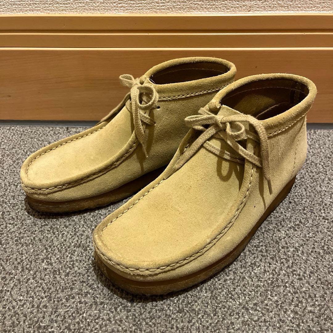 クラークス　レースアップシューズ ワラビーブーツ メープルスエード