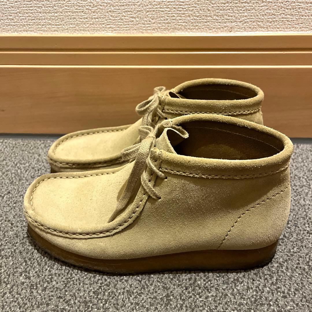 クラークス　レースアップシューズ ワラビーブーツ メープルスエード