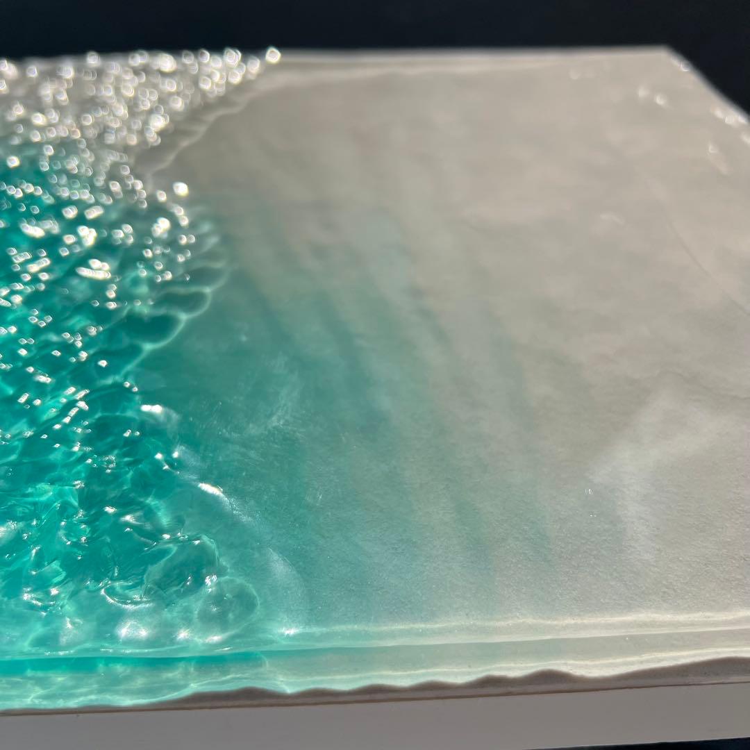 まなまなさん専用！大特価【美術館展示作品】波紋アート／30cmスクエアパネル