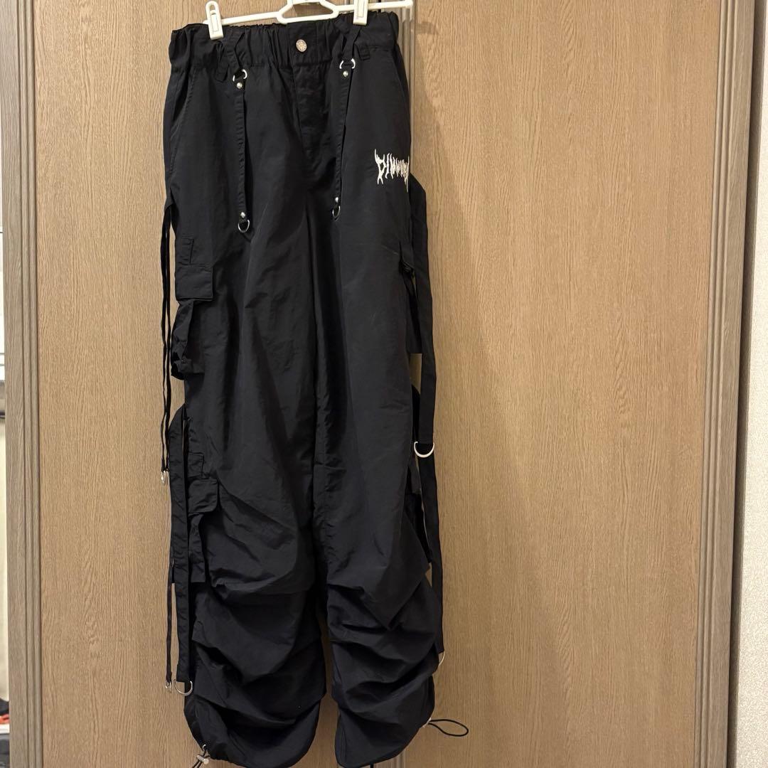 DimMoire【ディムモアール】CROSSカーゴパンツ ブラック