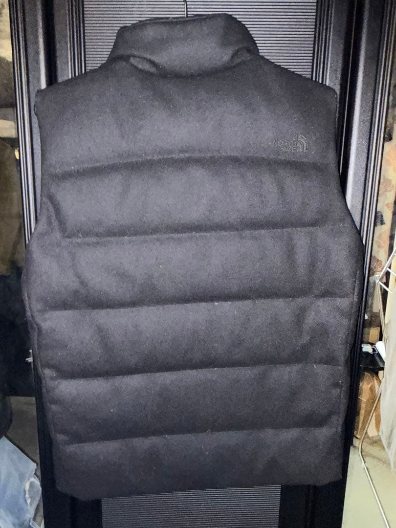 THE NORTH FACE ブラック ウールダウンベスト S