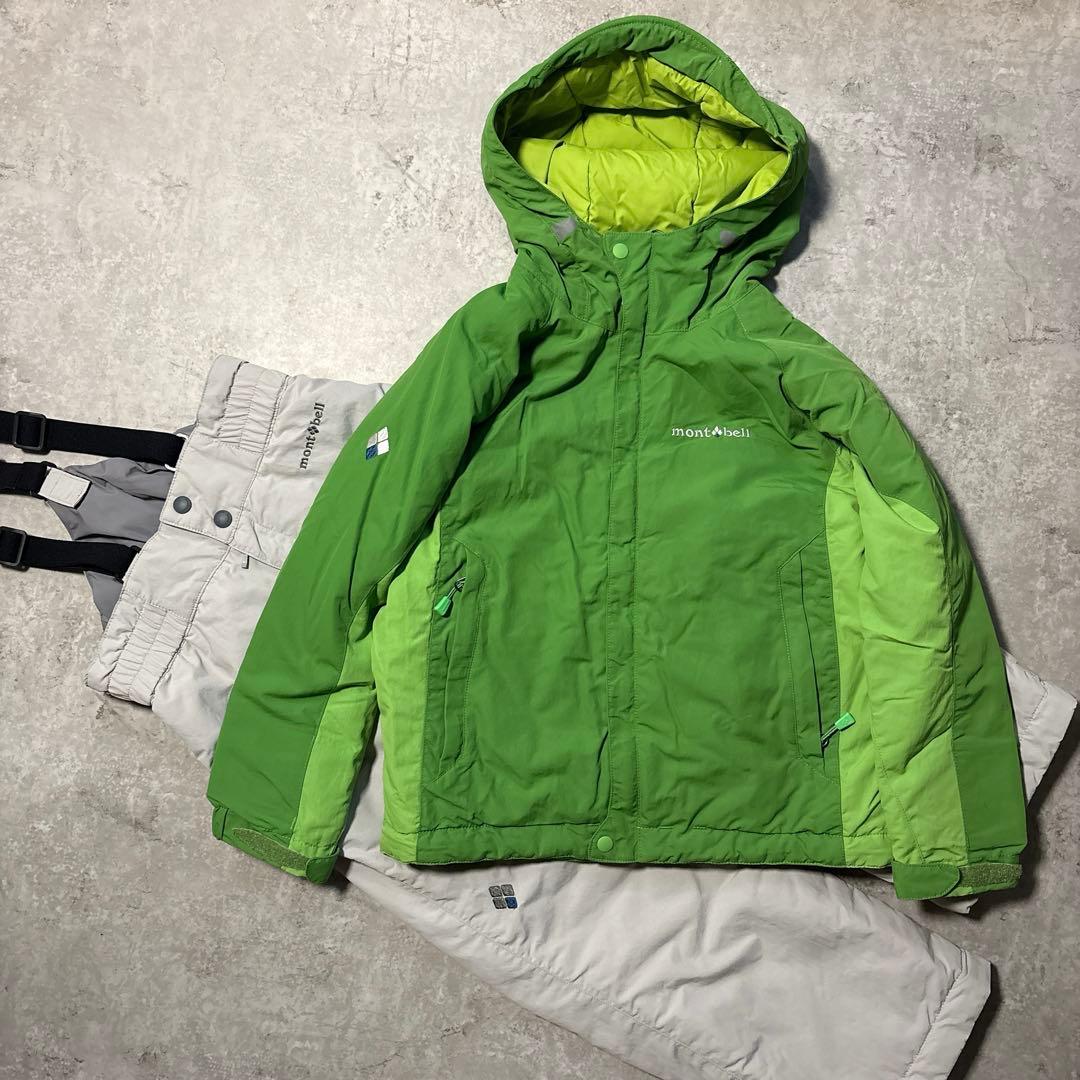 美品✨montbell 子ども用スキー/スノボウェア 上下セット 130cm