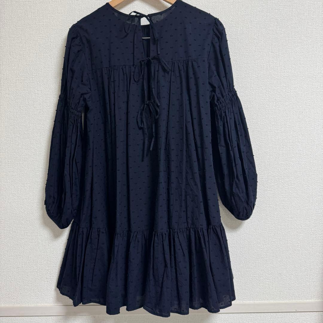 Uhr ウーア　ドットボリュームチュニック　ミニワンピース
