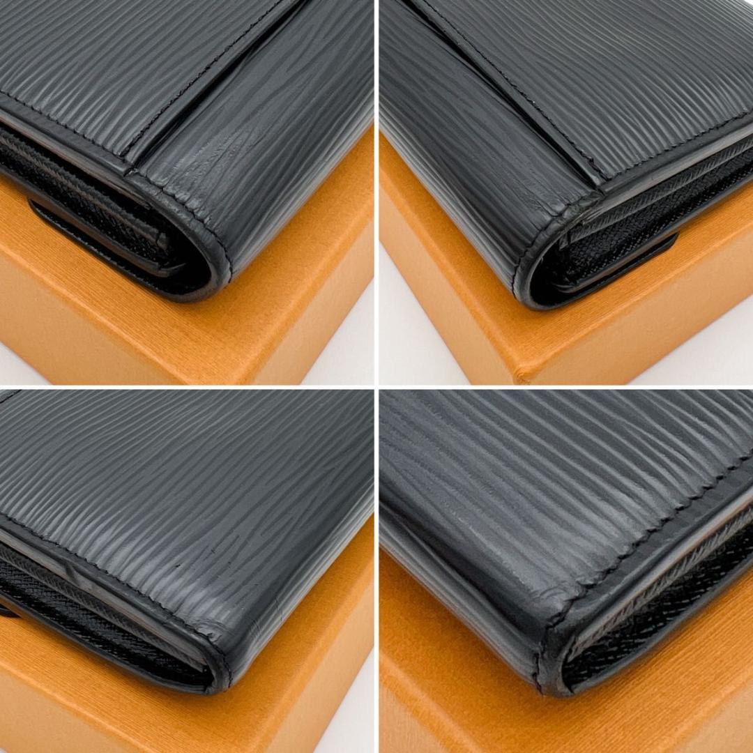 【美品】ヴィトン エピ ポルトフォイユ サラ 長財布 黒 ブラック M60582