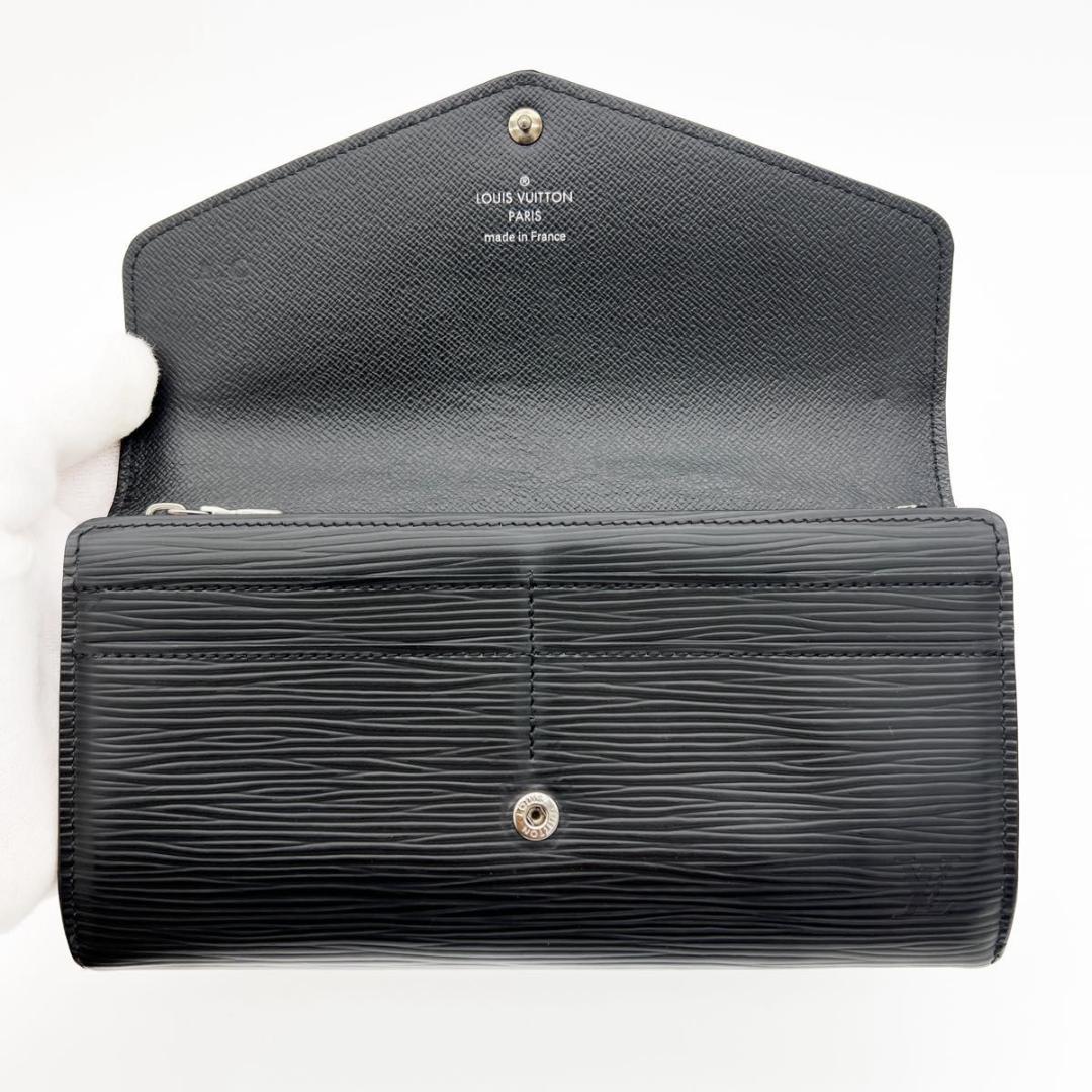 【美品】ヴィトン エピ ポルトフォイユ サラ 長財布 黒 ブラック M60582