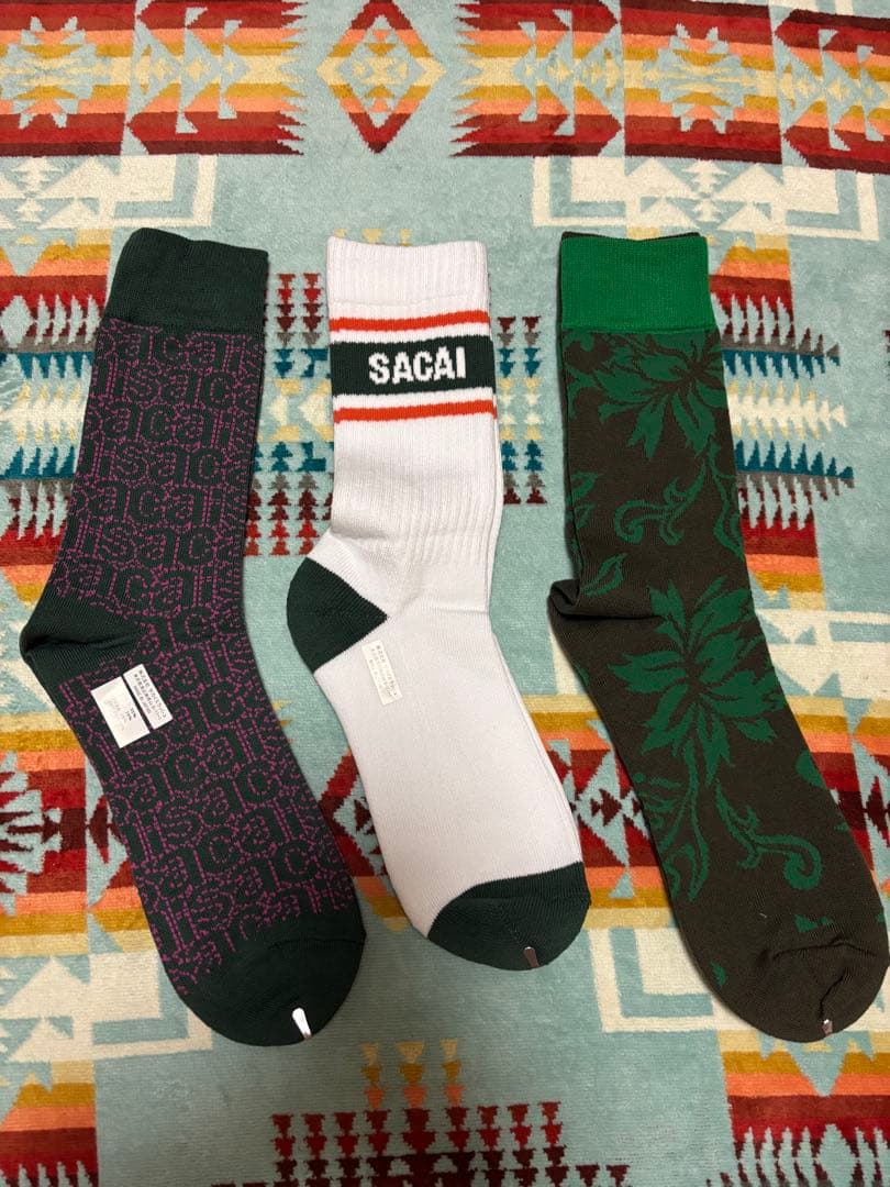 SACAI 新品未使用ソックス 3足セット