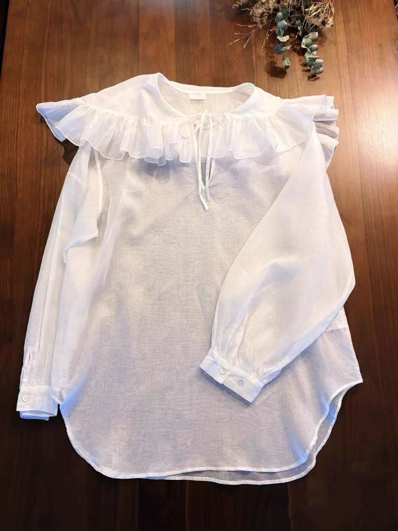 エリテHeriter フリルブラウス