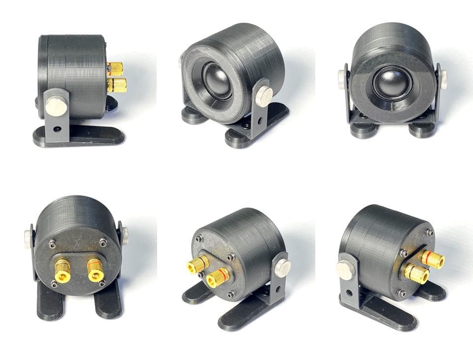 アドオン■高能率97dBホーンツイーター2個セット■ブラック/ブロンズGHK02