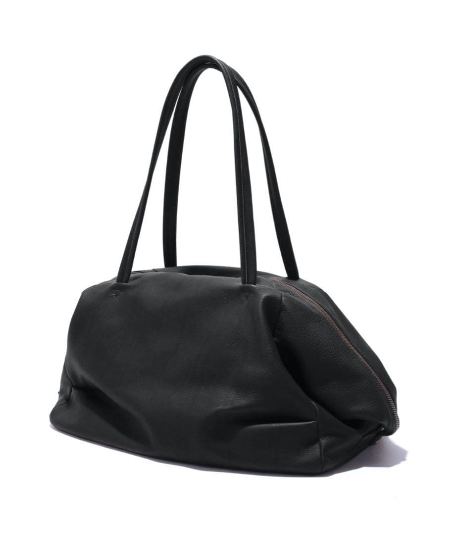 MR.OLIVE ウォータープルーフ ウォッシャブルレザードレープボストンバッグ