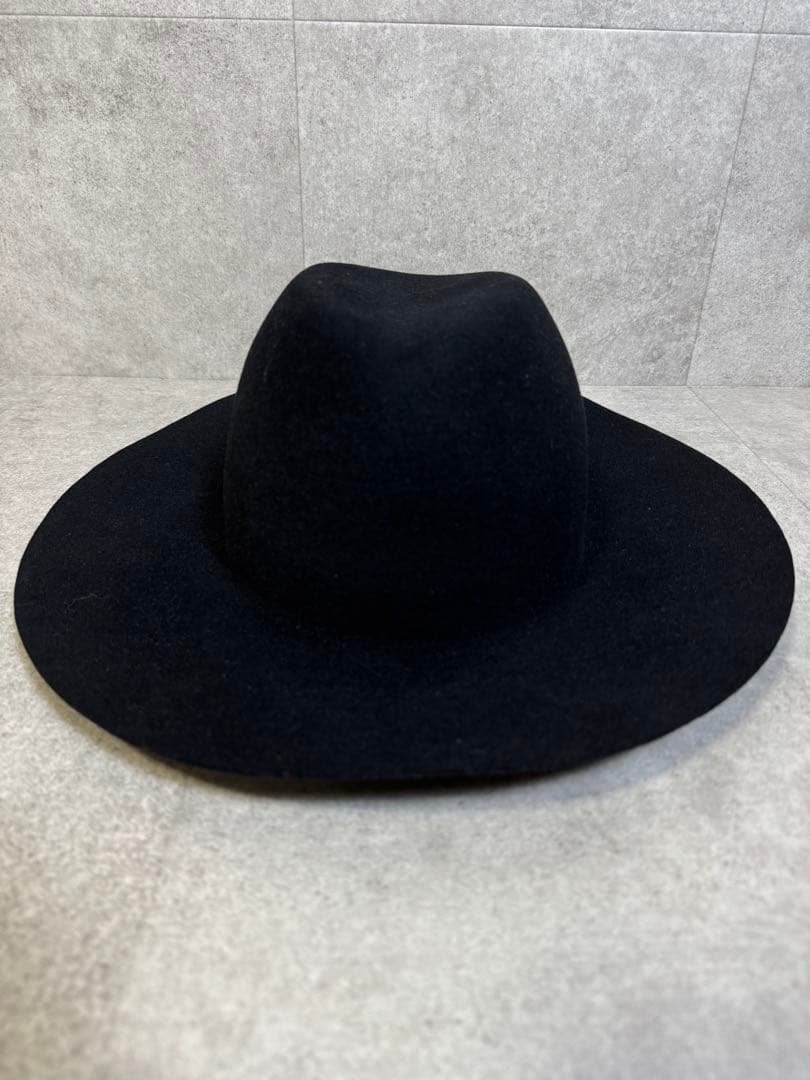 KIJIMA TAKAYUKI Bshop別注 ラビットヘアフェルト ハット 黒