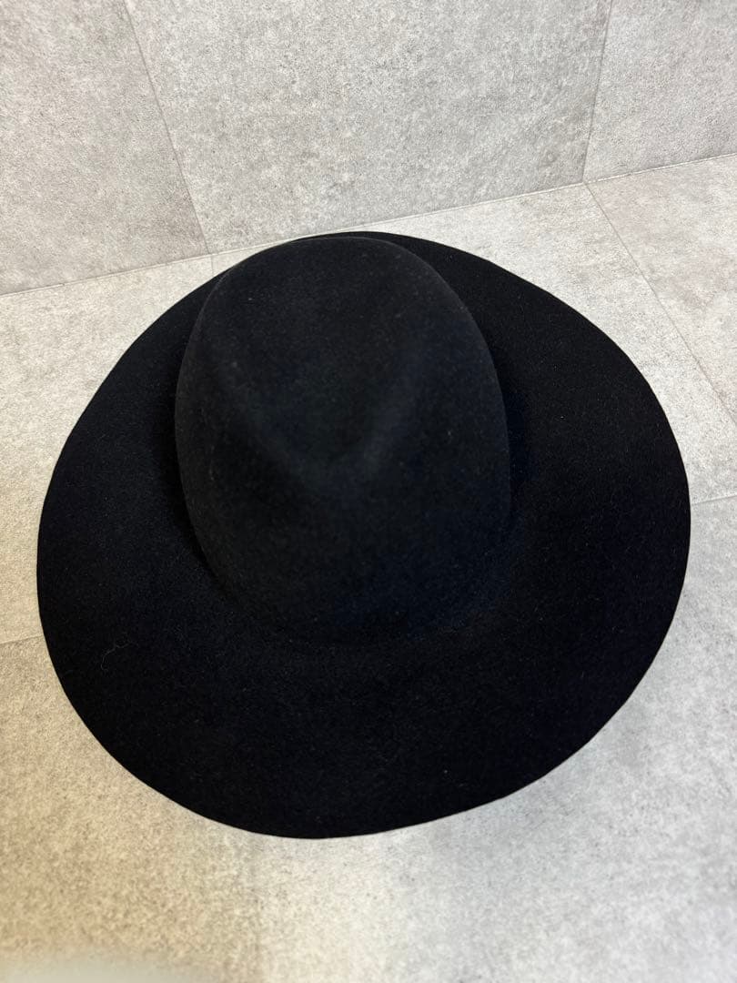 KIJIMA TAKAYUKI Bshop別注 ラビットヘアフェルト ハット 黒