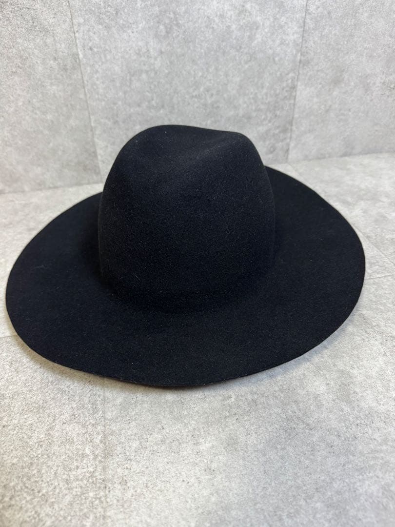 KIJIMA TAKAYUKI Bshop別注 ラビットヘアフェルト ハット 黒
