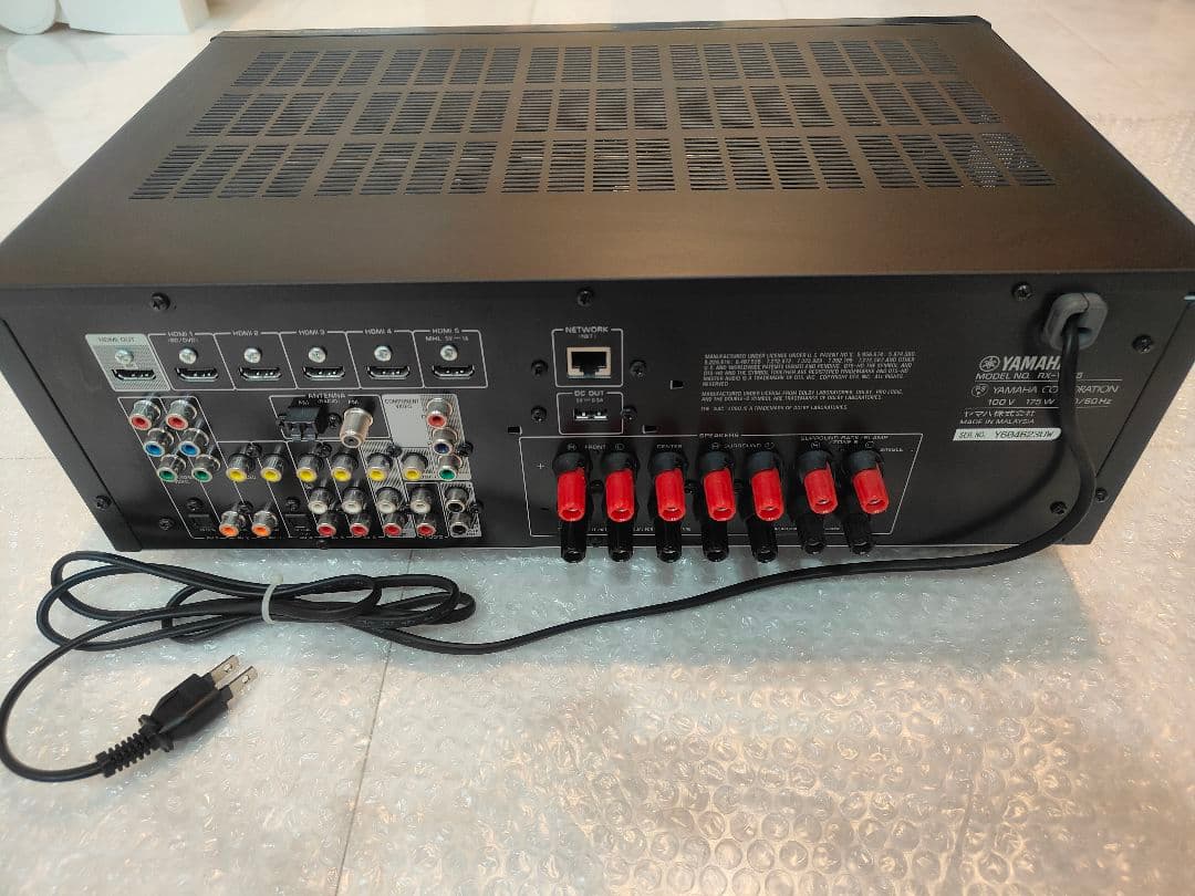 Yamaha RX-V575 AVアンプ リモコン付属　中古品