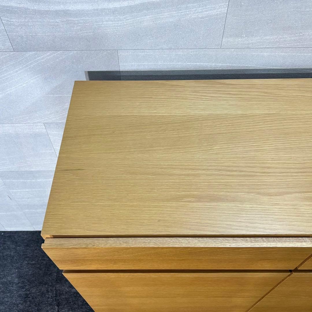 高野木工 キャビネット レッチェ90 収納 家具 ナチュラル モダン d3097