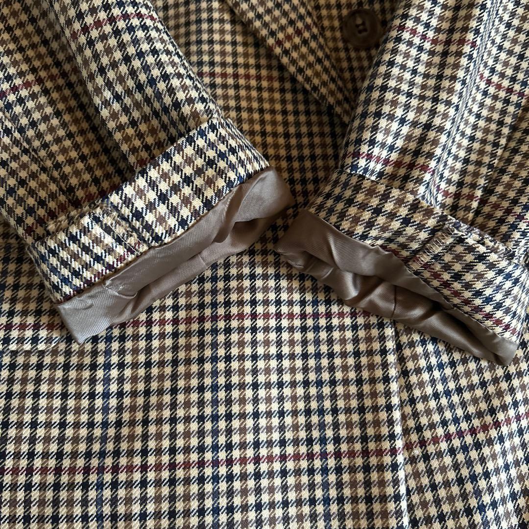 【美品】ヴィンテージBurberrys チェック柄 ダブルブレストジャケット