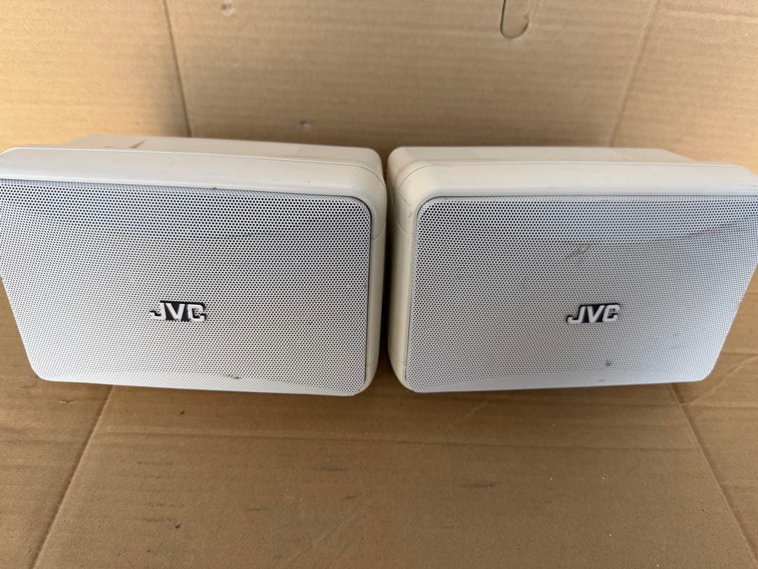 JVC 2ウェイスピーカー ホワイト2セット