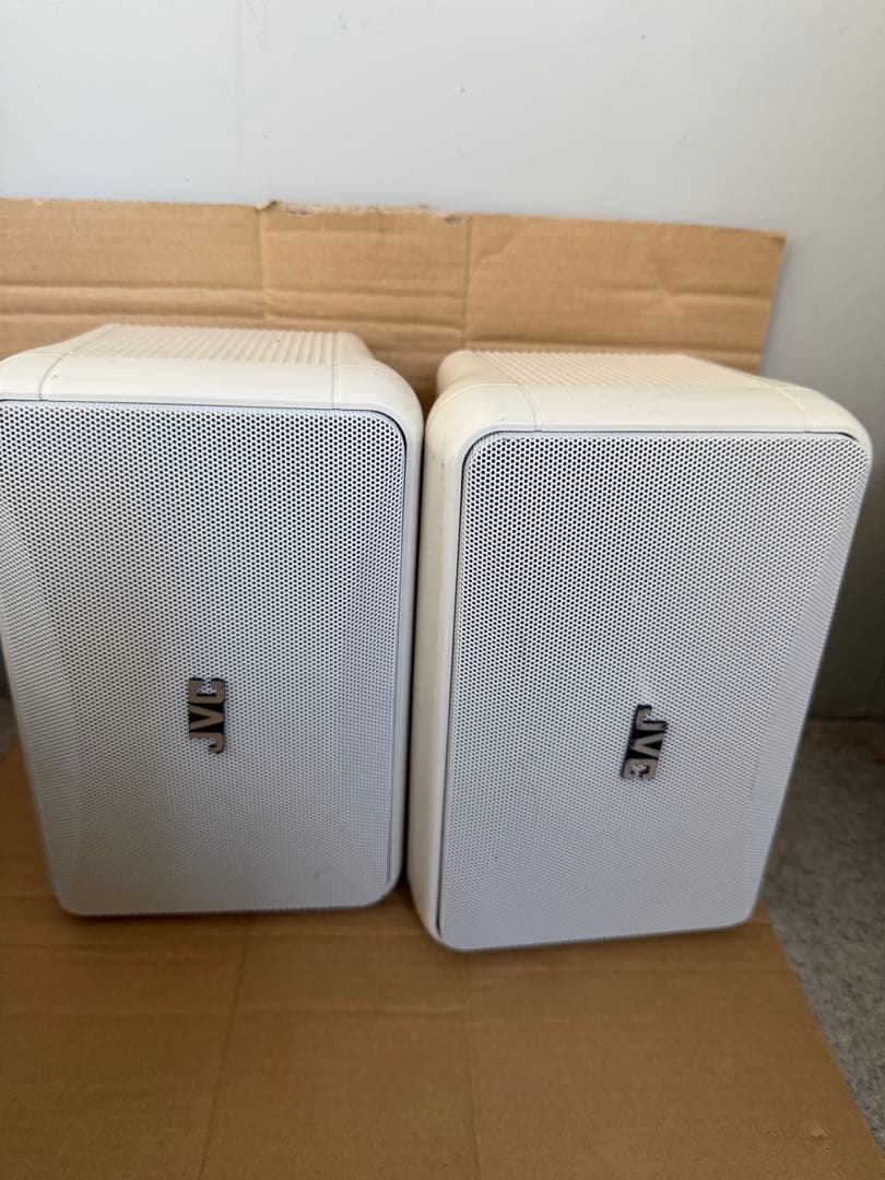 JVC 2ウェイスピーカー ホワイト2セット