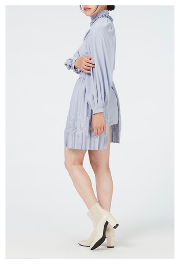 パフューム クローゼット レイヤードプリーツショートパンツ