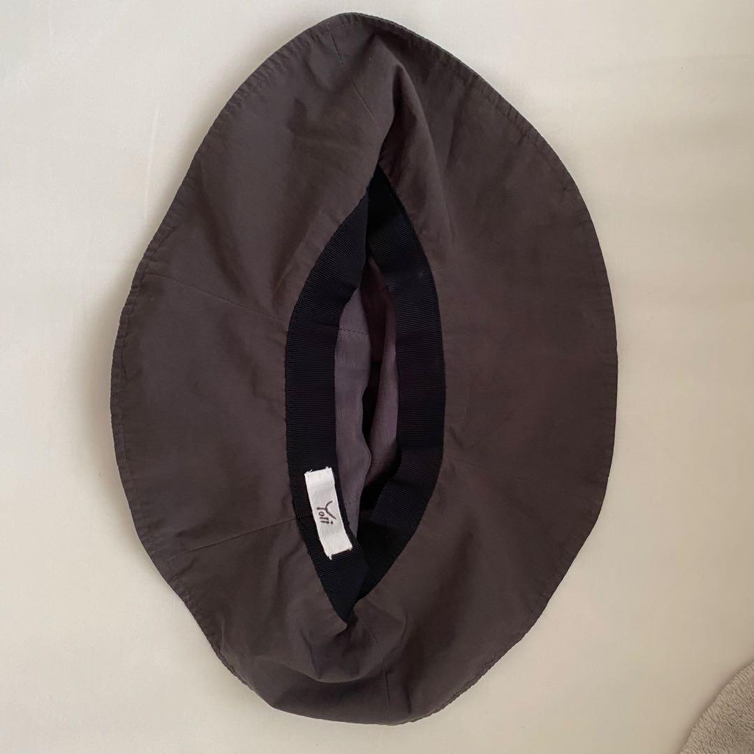 帽子 Yoli Tulip hat charcoal gray