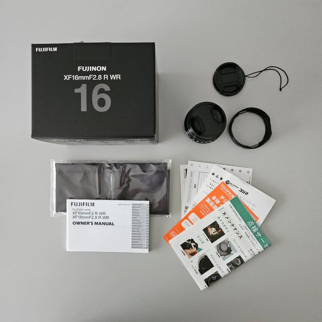 [超美品] FUJINON XF16mm F2.8 R WR xマウント