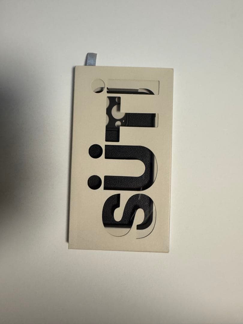 iPhoneアクセサリー SUTI iPhone 15Pro Nano Leather BLACK