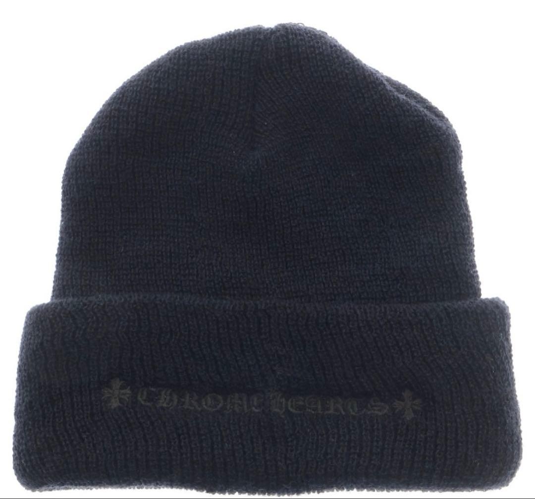 SI　CHROME HEARTS CHプラス刺繍ビーニー ニット帽