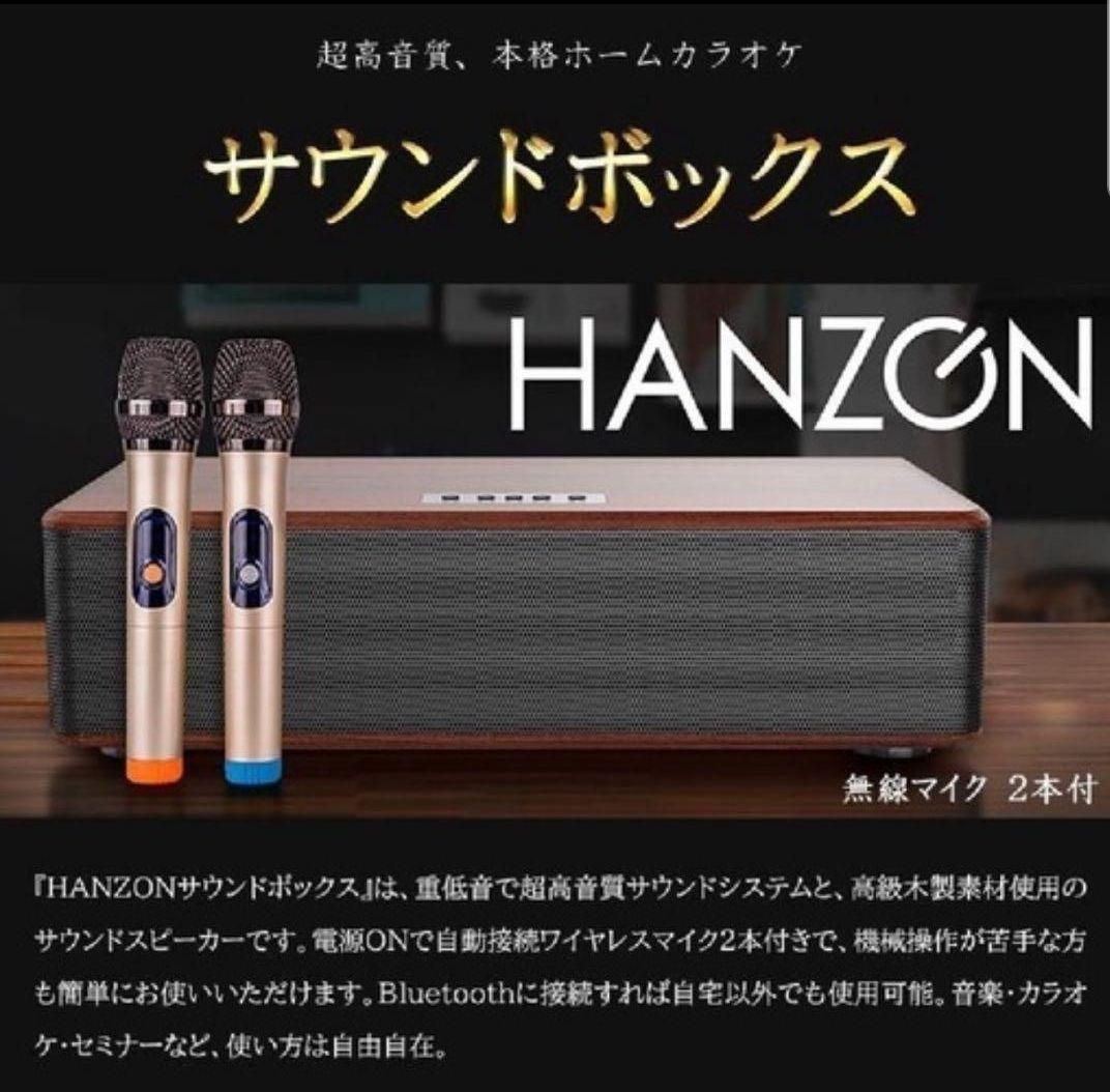 HANZON サウンドボックス カラオケセット TX-80HD