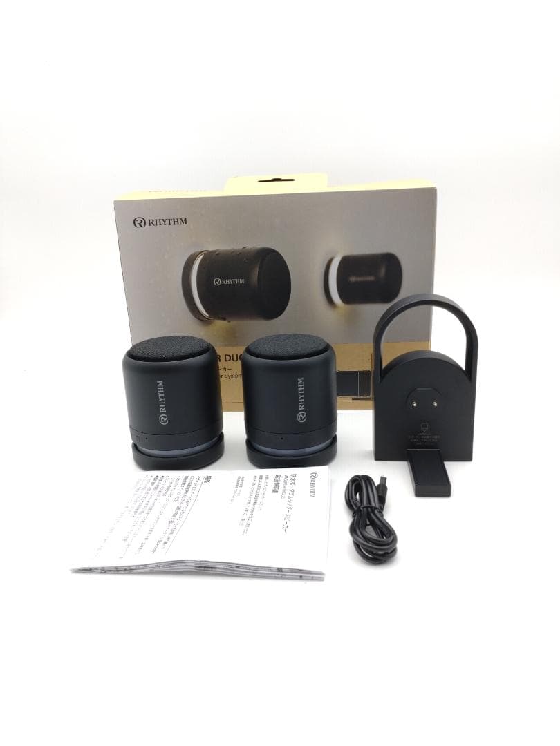 【中古品】リズム MAGSPEAKER DUO ワイヤレススピーカー