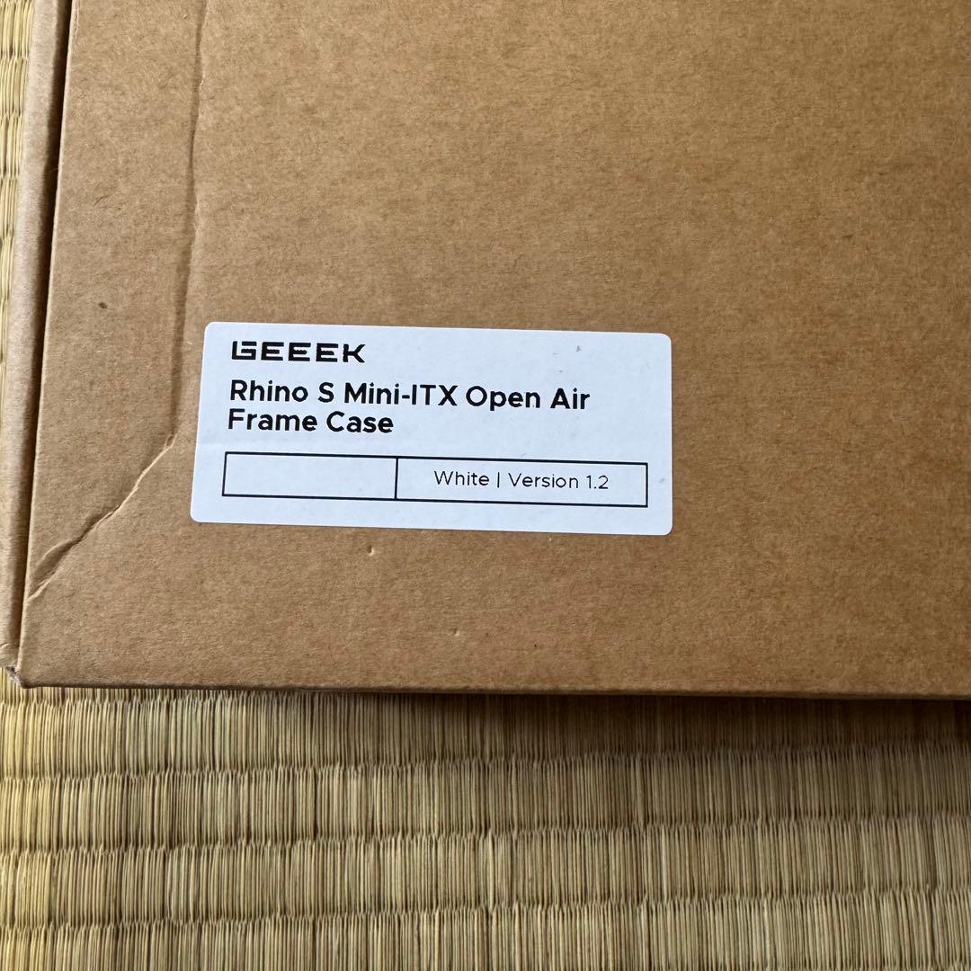 PCケース(自作PC用) GEEEK Rhino S Mini-ITX White