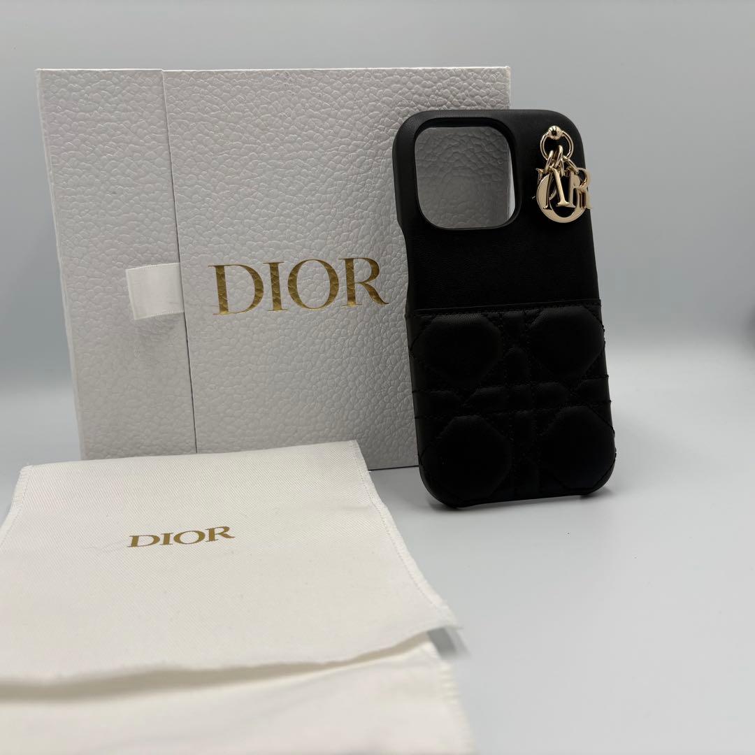 【未使用に近い】ディオール iPhone14PRO レディディオール カナージュ