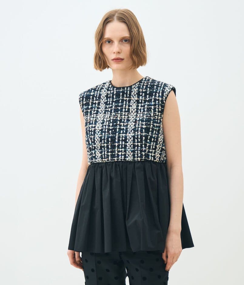 25AW スチュワートファンシー フロンタブルジレ