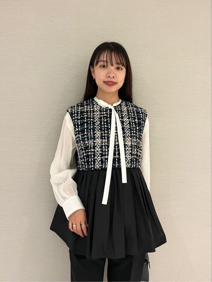 25AW スチュワートファンシー フロンタブルジレ