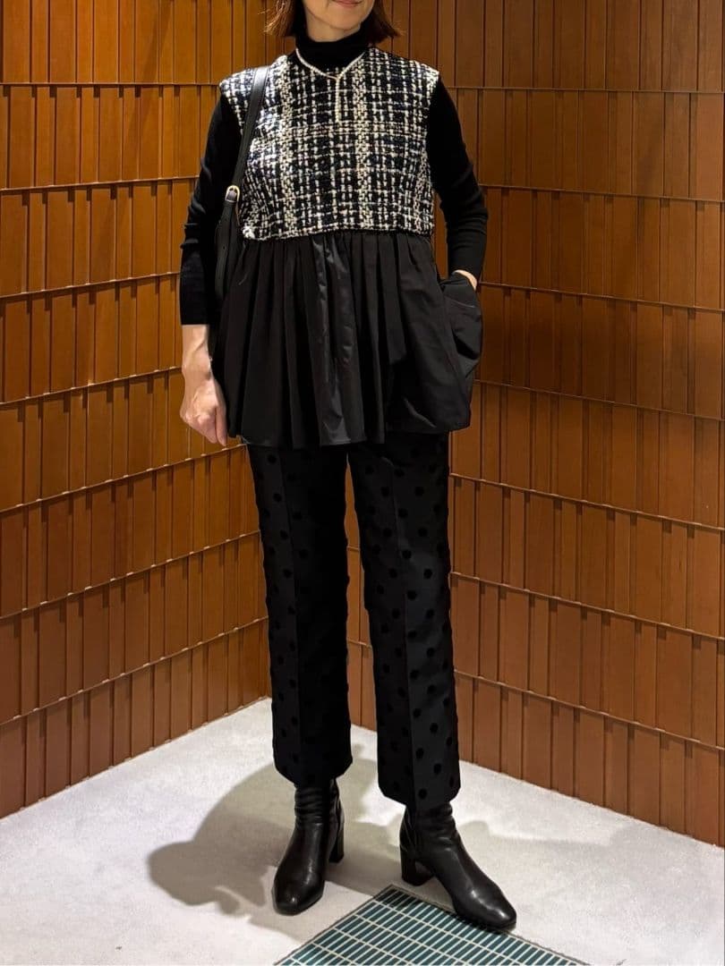 25AW スチュワートファンシー フロンタブルジレ