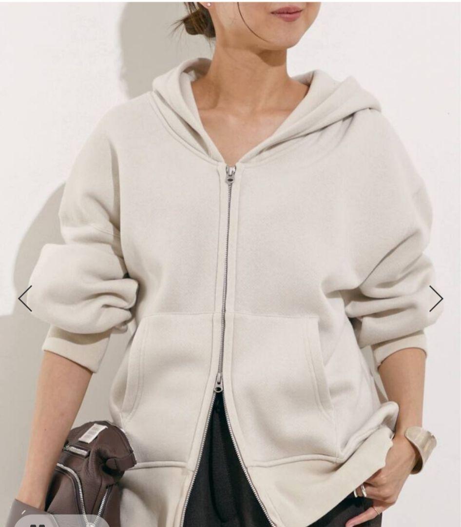 試着のみAMERICANA/アメリカーナ WIDEFU LLZIP HOODIE