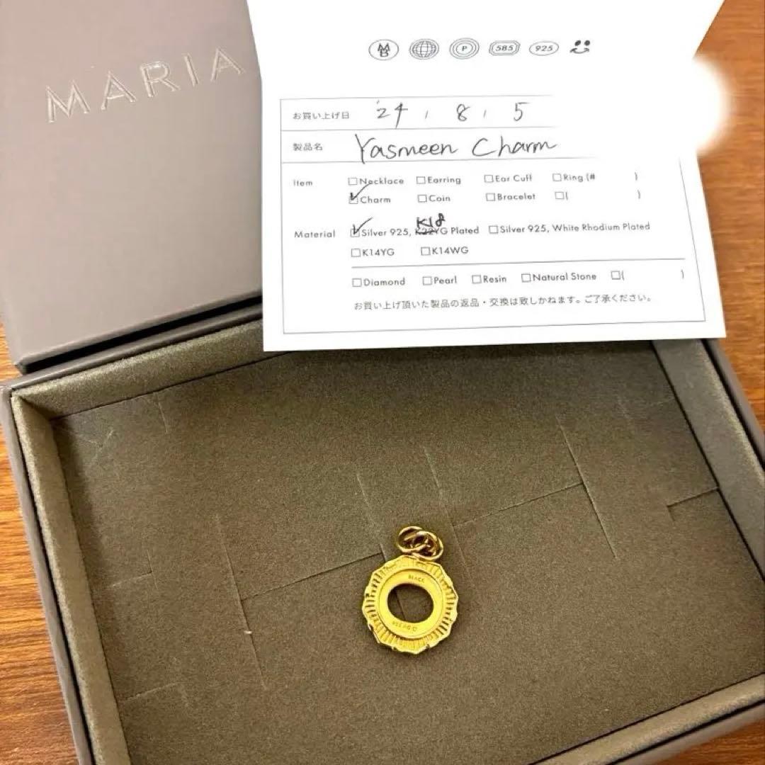 【人気】MARIA BLACK Yasmeen charm