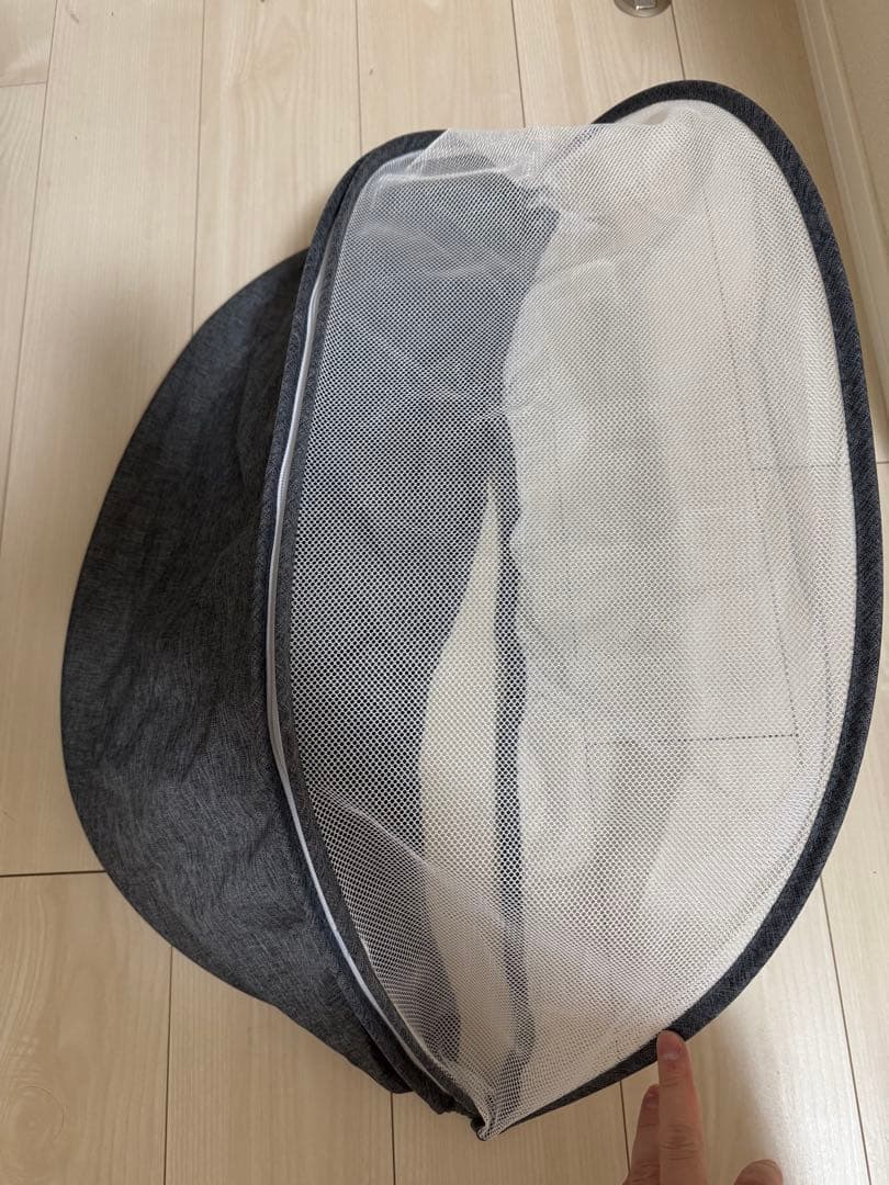 【美品】UBRAVOO 折りたたみベビーベッド