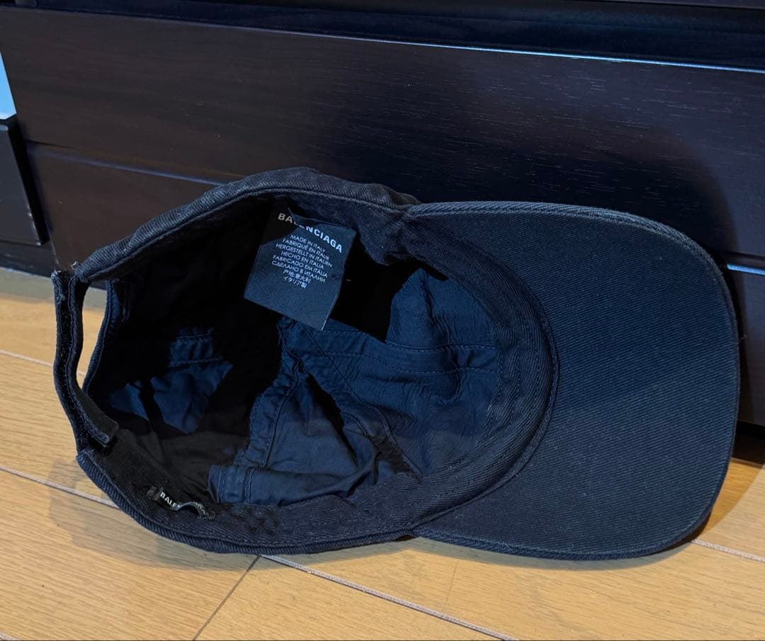 BALENCIAGA バレンシアガ ロゴ刺繍 キャップ 【正規・美品】