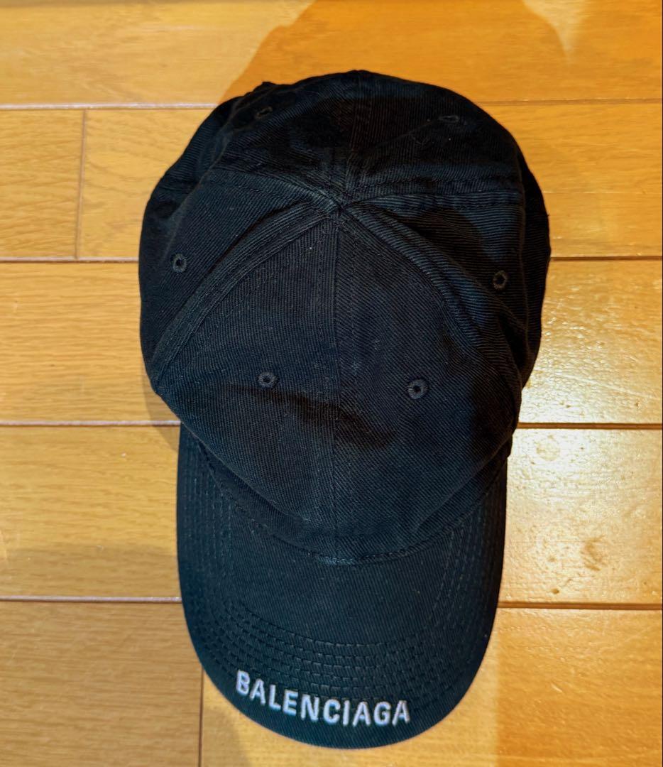 BALENCIAGA バレンシアガ ロゴ刺繍 キャップ 【正規・美品】