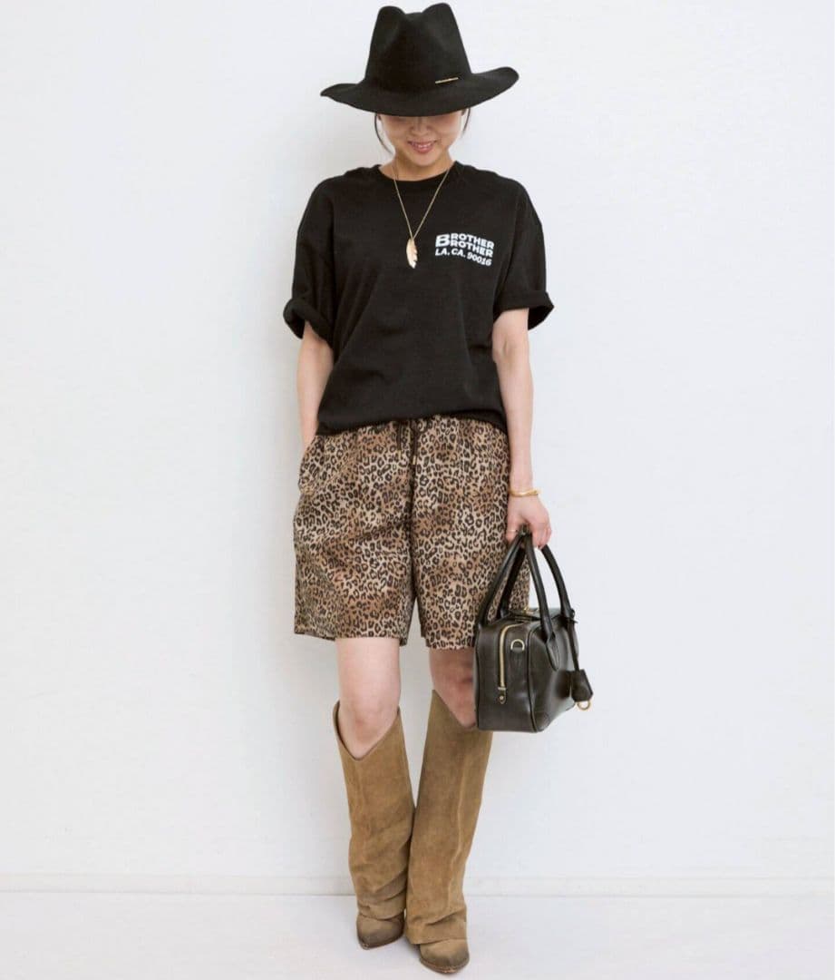 アパルトモン　Leopard Print Short Pants