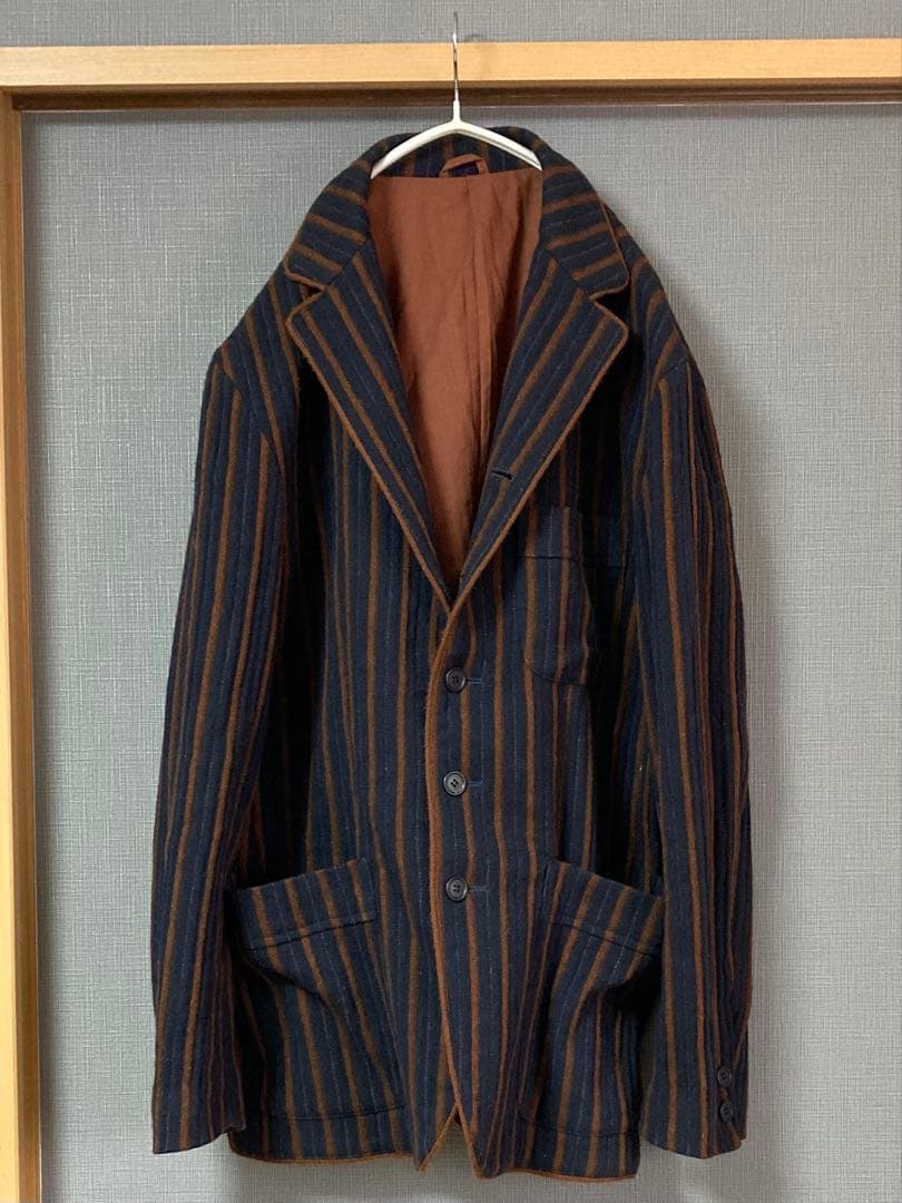 ロメオジリ gigli ストライプウールジャケット