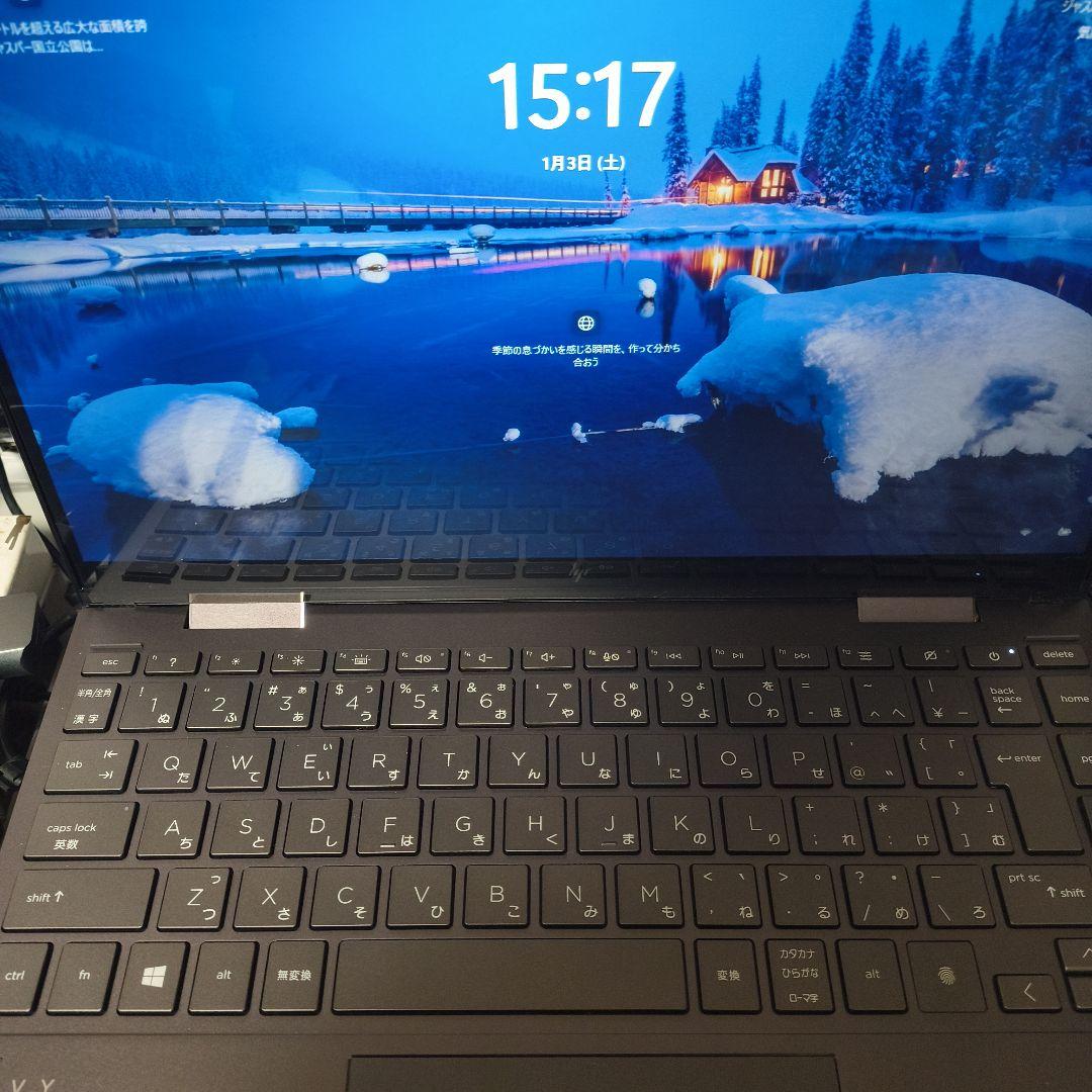 HP ENVY 13Ryzen74700U/16　512G/2in1タッチ