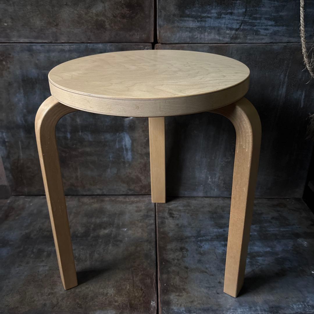 ARTEK STOOL 60 アルヴァ・アアルト3本脚スツール2014年製バーチ