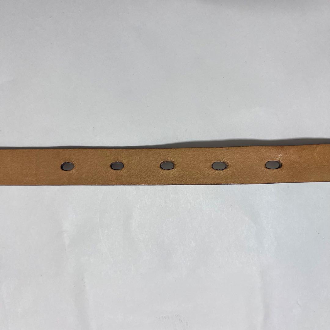 【専用】J&M Davidsonのクロコの型押しレザーベルト