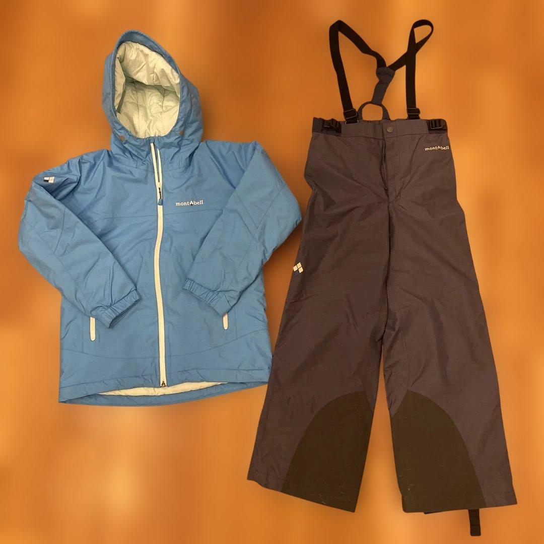 mont-bell 子ども用スキーウェアセット 140サイズ