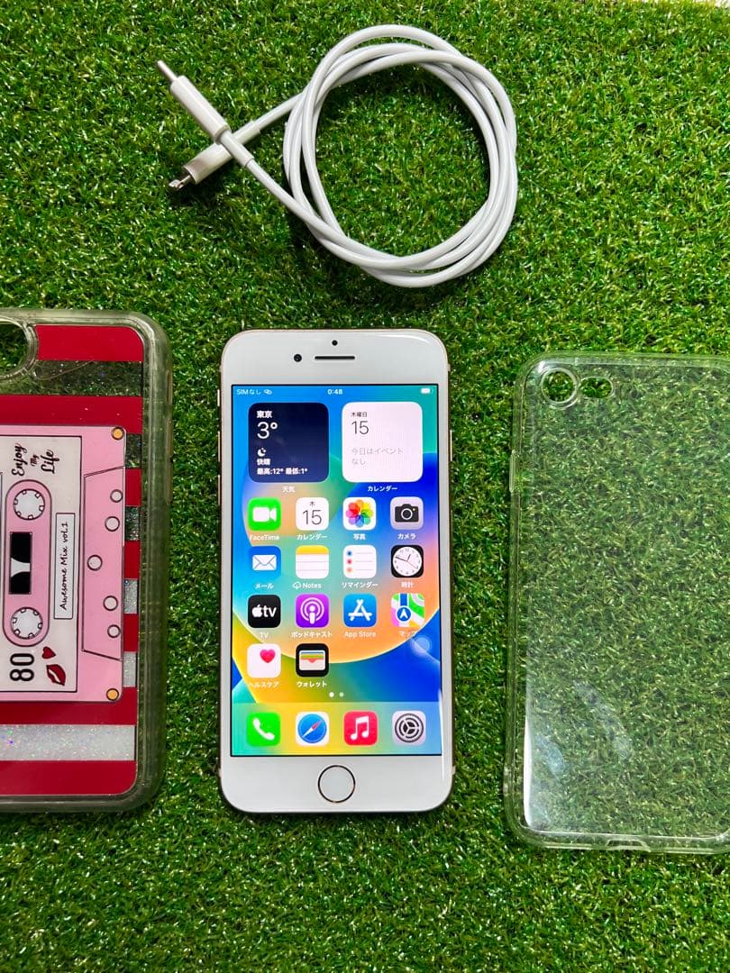 iPhone8 ゴールド256 GB SIMフリー　 タッチIDが使えない不良